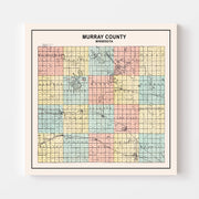 map of Murray County
