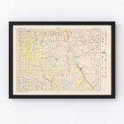 Jackson County Vintage Map 1923