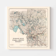 map of Itasca County