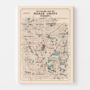 map of Meeker County