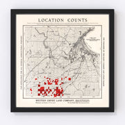 Carlton County Vintage Map 1919