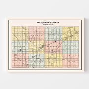 map of Watonwan Coun