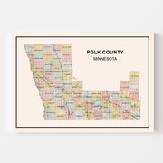 map of Polk County