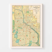 map of Minneapolis