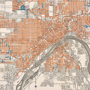 old St. Paul map