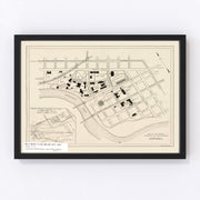 University of Minnesota Vintage Map 1913
