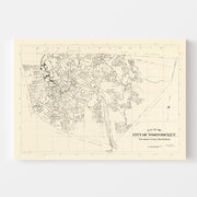 map of Woonsocket