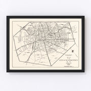 Watertown Vintage Map 1929