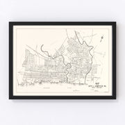 Chester Vintage Map 1929