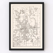 Lakeland Vintage Map 1929