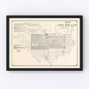 New Ulm Vintage Map 1929