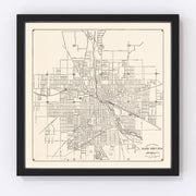 Jackson Vintage Map 1929