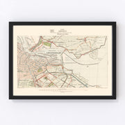 Amsterdam Vintage Map 1929