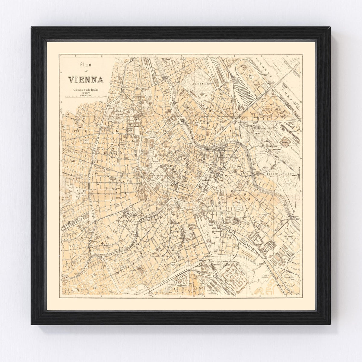 Vienna Vintage Map 1923