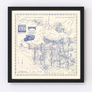 Vancouver Vintage Map 1920