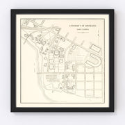 University of Minnesota Vintage Map 1930