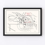 University of Minnesota Vintage Map 1921