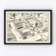 Denver Vintage Map 1860