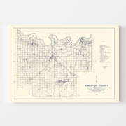 map of Pontotoc Coun