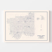 map of Cotton County