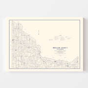 map of McClain Count