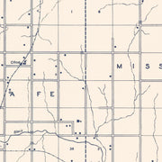 old Noble County map