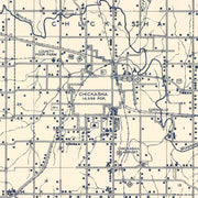 old Grady County map