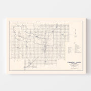 map of Comanche Coun
