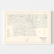 map of Garvin County