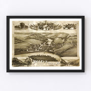 Valley Forge Vintage Map 1890