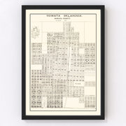 Nowata County Vintage Map 1921