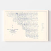 map of Cleveland Cou