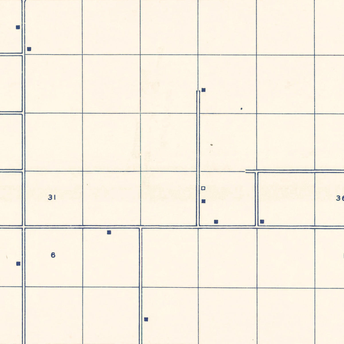 Restored historic details from the 1936 county map of Cimarron County, Oklahoma