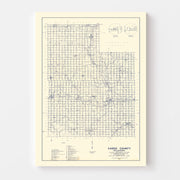 map of Caddo County