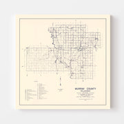 map of Murray County