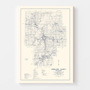 map of Okmulgee Coun