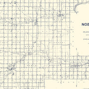 old Noble County map