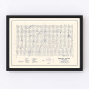 Washita County Vintage Map 1936