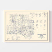 map of Johnston Coun