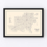 Jackson County Vintage Map 1936