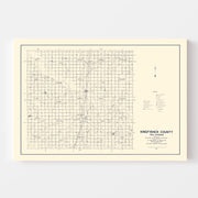 map of Kingfisher Co