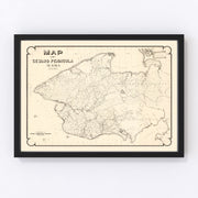 Seward Peninsula Vintage Map 1900