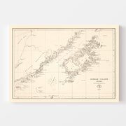 map of Kodiak Island