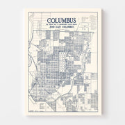 map of Columbus