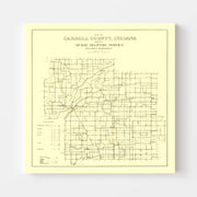 map of Carroll Count