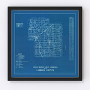 Carroll County Vintage Map 1936