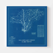 map of Clark County