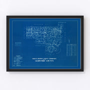 Crawford County Vintage Map 1936