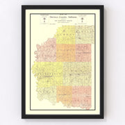 Daviess County Vintage Map 1905