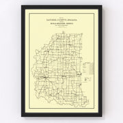 Daviess County Vintage Map 1910